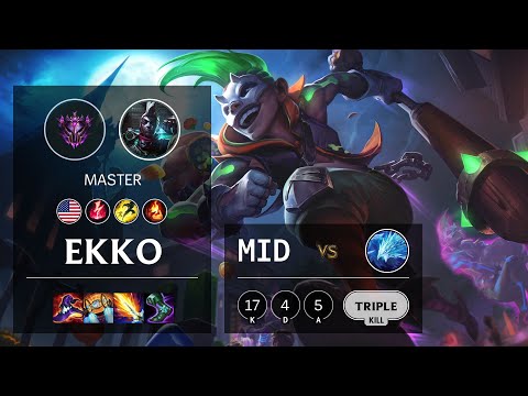 Ekko Mid vs Anivia - NA Master Patch 11.1