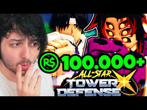 I Spent 100,000+ ROBUX for 0.01% SECRET Units in All Star Tower Defense X