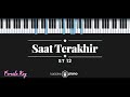 Saat Terakhir ST 12 KARAOKE PIANO FEMALE KEY