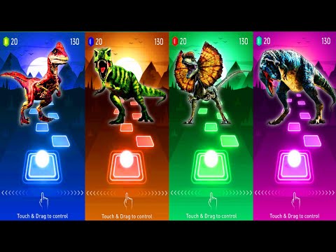 SUPER MEGAMIX: Tiles Hop EDM Rush | DINOSAUR | Coffin Dance Song (COVER)