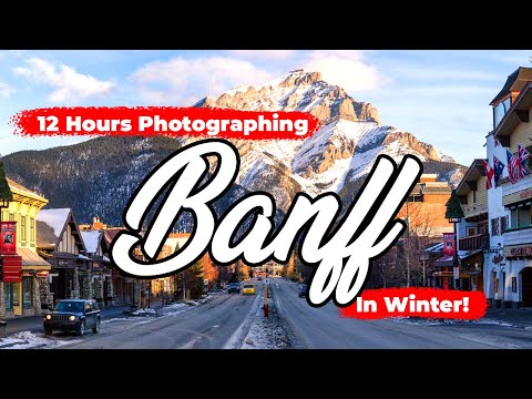 Best Winter Photo Spots in Banff - Castle Mountain to Johnston Canyon
