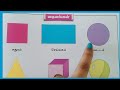 Learn shapes in tamil / Different shapes/ Shapes name for kids