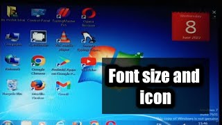 How To Change Font Size In Windows 7 || Windows 7 Font Size Setting In Hindi 2022 #itsmohitbhai #pc