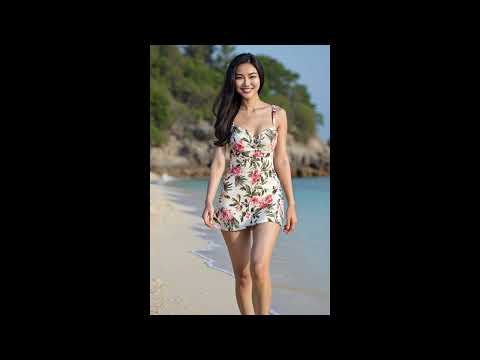 Beach Dress Lookbook 2025 | Flowy Summer Outfits, Resort Wear & Tropical Vibes 🌴☀️