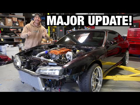 S14 Engine Install! (New Turbo, Intercol Mount, + More!)