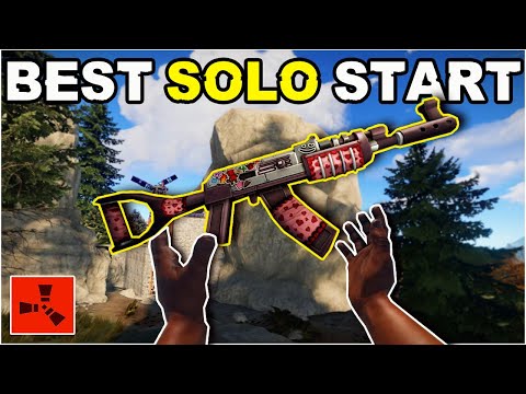 The PERFECT RUST SOLO START (Fresh Wipe)! Rust Solo Survival