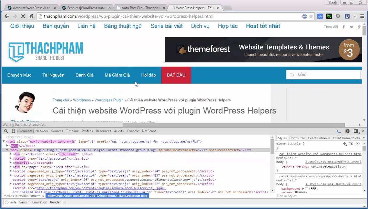 Lấy bài từ web khác vào WordPress tự động không cần RSS.