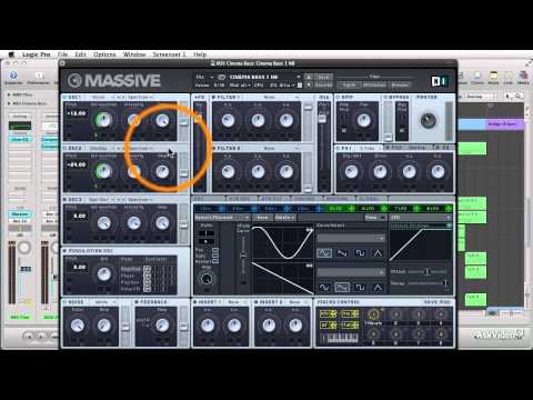 Logic 9 410: Dubstep Deconstructed - 13. Making a Cinema Wobble Bass in NIs MASSIVE