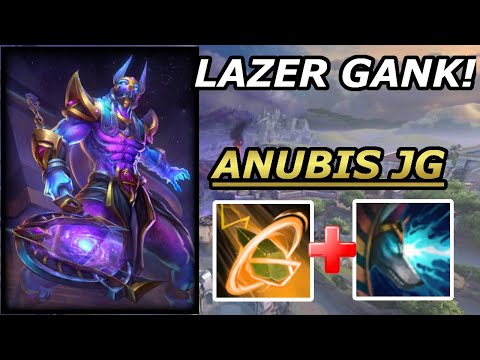 JUST HIT EM WITH THE LAZER GANK! (Anubis Jungle) - Conquest Jungle Gameplay - SMITE