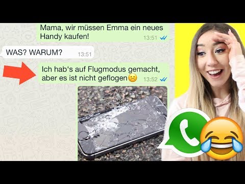 so ÜBERTRIEBENE WHATSAPP CHATS zum Lachen...
