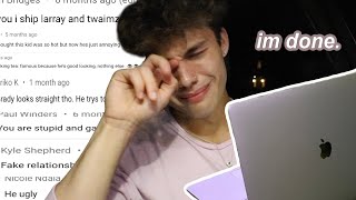 reacting to hate comments...