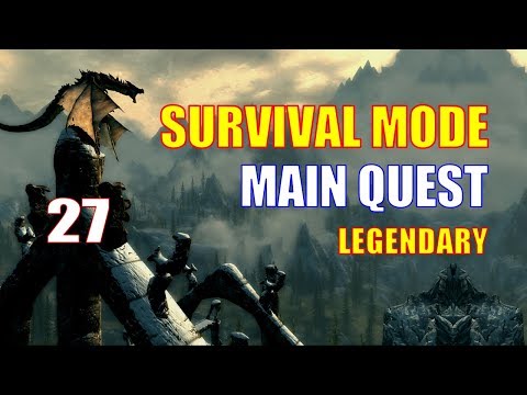 Skyrim Survival Mode Walkthrough MAIN QUEST Part 27 - A Cornered Rat