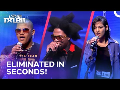 The Fastest Eliminated Contestants! | South Africa's Got Talent