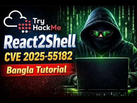 Tryhackme React2shell Exploit Cve 2025 55182 Bangla Tutorial