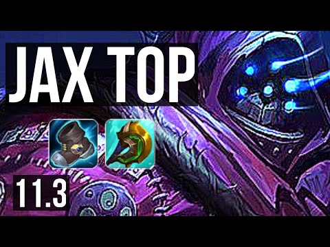 JAX vs GALIO (TOP) | 3/0/3, 500+ games | KR Diamond | v11.3