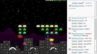 Space Invaders Online Game Seph & Bladevampirek Teaming Agianst Aliens From Space!..