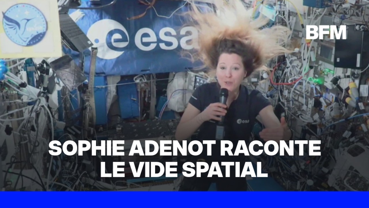 Vide spatial: "Une chose très importante, c'est se préparer à l'imprévu", raconte Sophie Adenot