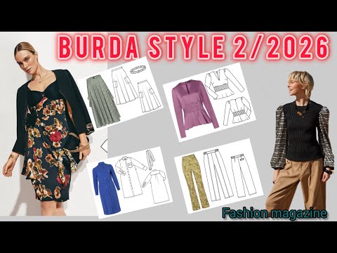Technical Drawings, Burda Style February 2026