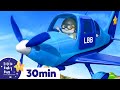 Colour AIRPLANES For Babies More Nursery Rhymes And Kids Songs Little Baby Bum