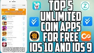 Top 5 Unlimited Coin Apps FREE on iOS 10 & iOS 9 - 9.3.3 ( No Jailbreak) iPhone,iPad,iPod