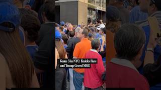 Thumbnail for Knick Fans — and President Trump — Descend Upon MSG for Game 3