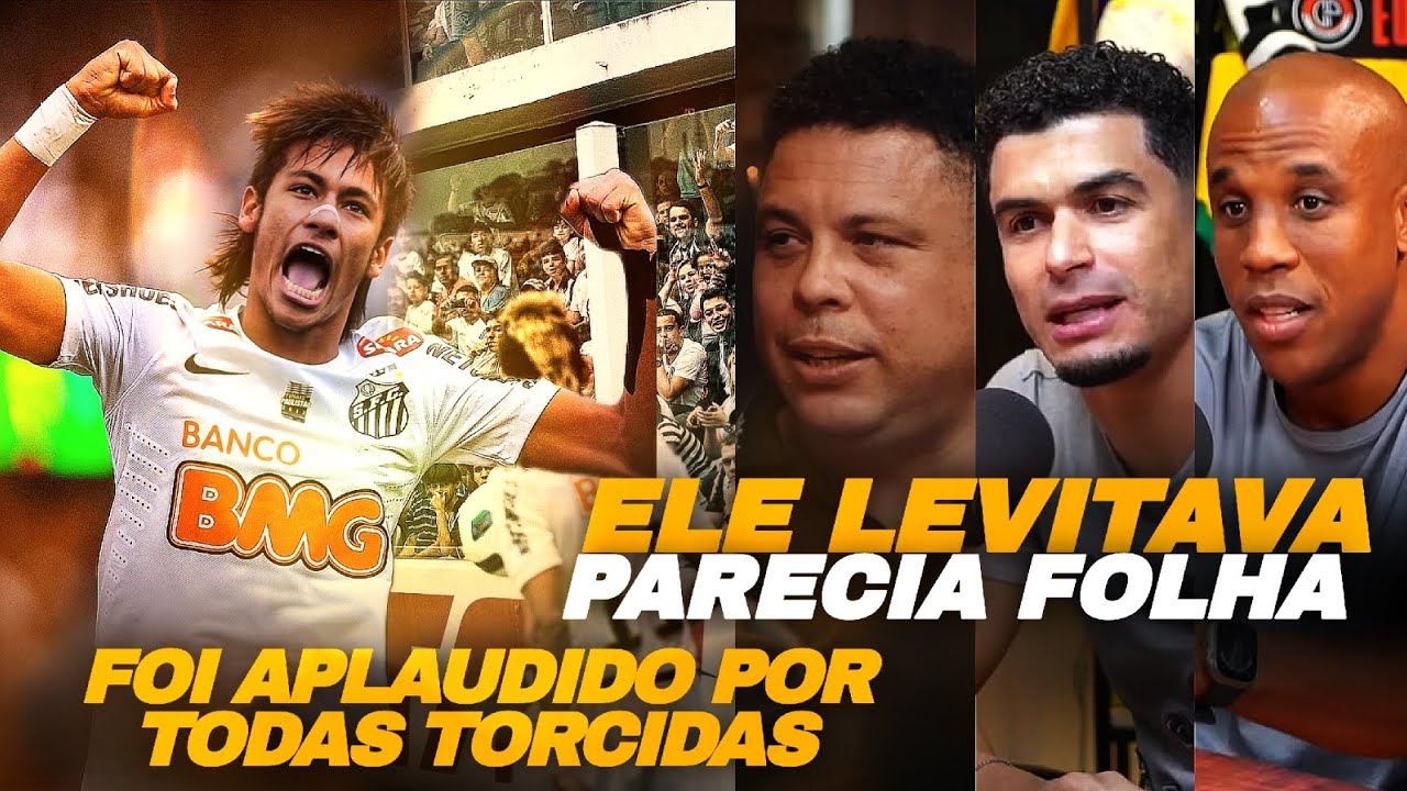 JOGADORES FALAM DE COMO ERA NEYMAR DO SANTOS