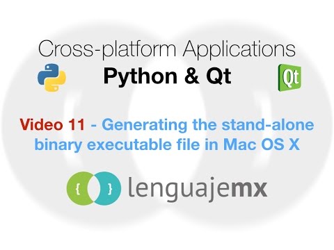 Cross-platform Applications with Python & Qt: 11 - Compiling a stand-alone binary file