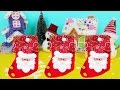 CHRISTMAS DISNEY FROZEN SURPRISE STOCKINGS In Winter Snowman Town Children Christmas Songs Rhymes