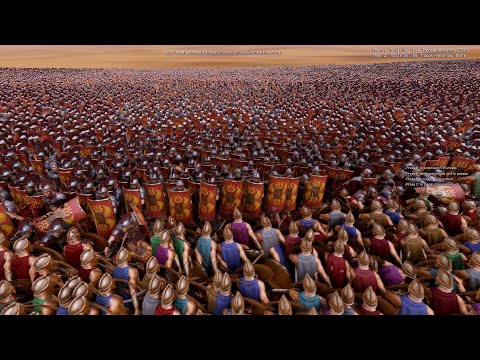 30.000 Spartan VS 50.000 Roman Soldiers - Ultimate Epic Battle Simulator 2