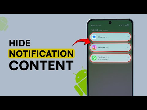 How to Hide Notification Content on Android Lock Screen?