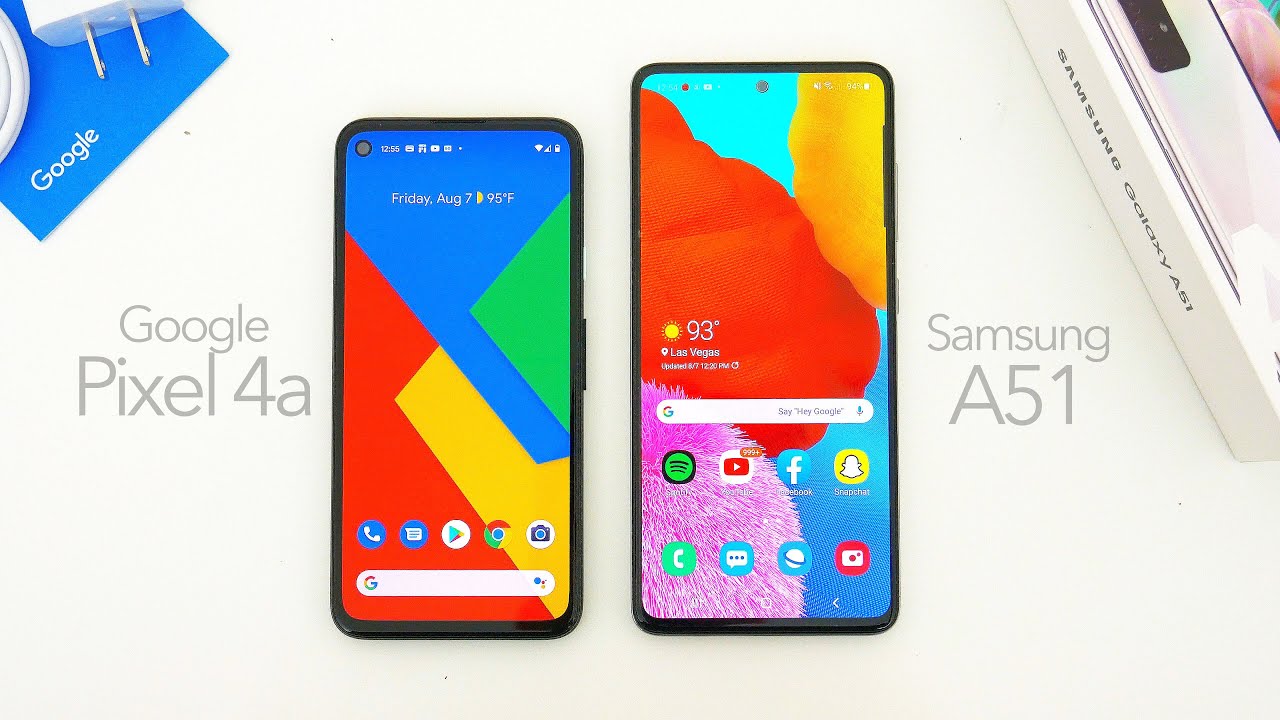 Google Pixel 4a vs  Samsung Galaxy A51: Which One Is Better?