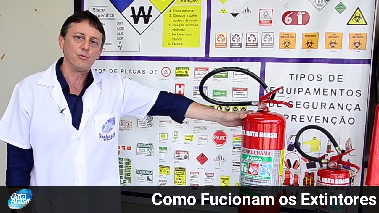 Data Brasil - Segurança do Trabalho – Como utilizar os extintores de incêndio