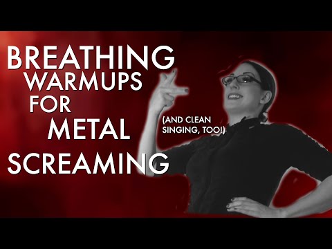 The BEST Breathing Exercises and Warmups for Screamers (& Singers!)