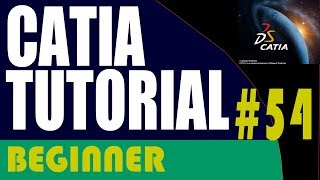 54 CATIA Beginner Tutorial: SolidPart Rotation, how to rotate a model