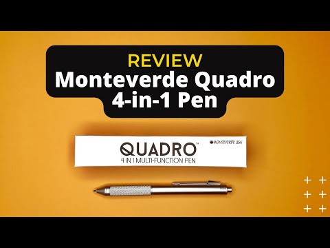 What is a gravity feed? Monteverde Quadro 4 in 1 Multi Pen Review