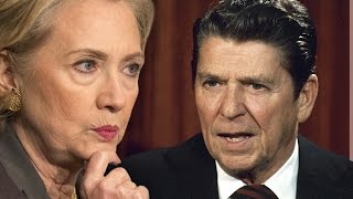 On America 🇺🇸 Ronald Reagan VS Hillary Clinton 🇺🇸