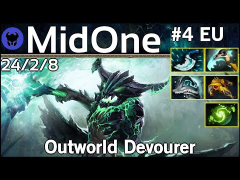 MidOne [Secret] plays Outworld Devourer!!! Dota 2 7.21