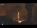 Brush fire near Hollister, Main Street in Chula Vista