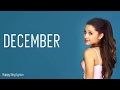 December - Ariana Grande (Lyrics)