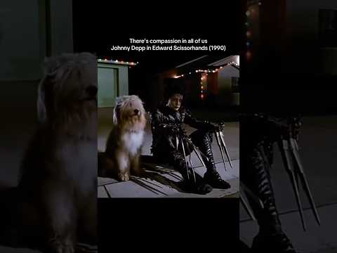 There’s compassion in all of us. Johnny Depp in Edward Scissorhands (1990) #edwardscissorhands