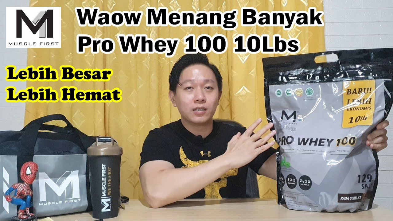 Baru tau sebagus ini Pro Whey 100 10Lbs