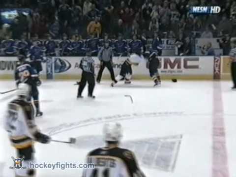 Jeff Hoggan vs Bill Guerin Oct 12, 2006