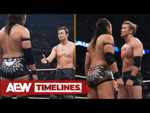 Kazuchika Okada vs Konosuke Takeshita | AEW Timelines