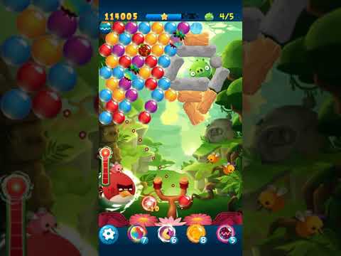 Angry Birds POP Bubble Shooter - Level 90. Gameplay Android walkthrough