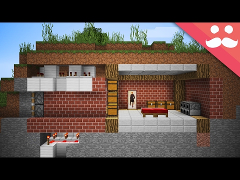 How to make a SECURE HIDDEN BASE in Minecraft!