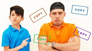 Download lagu Jason copies Alex! 24 hour challenge! Funny stories for kids mp3