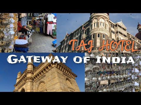 Gateway Of India & Taj Hotel Street  Walk | Colaba Causeway Market | Tajmahal Palace Heritage Hotel