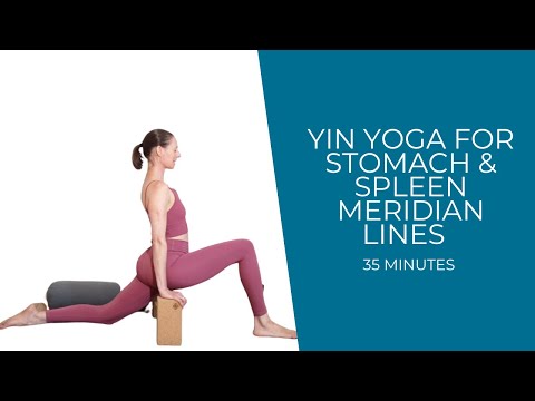 Yin Yoga for Stomach & Spleen Meridian Lines