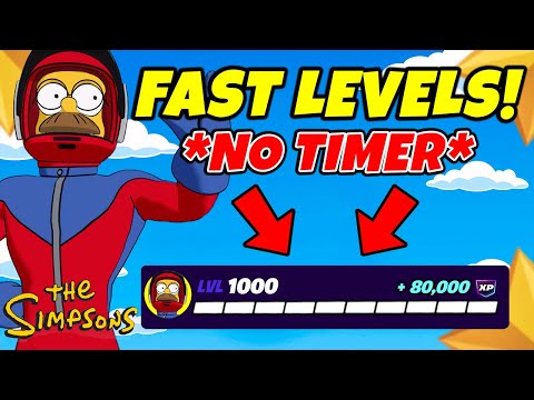 NO TIMER Fortnite XP MAP to LEVEL UP FAST in CHAPTER 6 SIMPSONS MINI SEASON 2! (Earn XP)