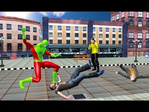 Super Spider Hero City Battle | Futuristic Super Spider Gangsters Crime City -Android GamePlay